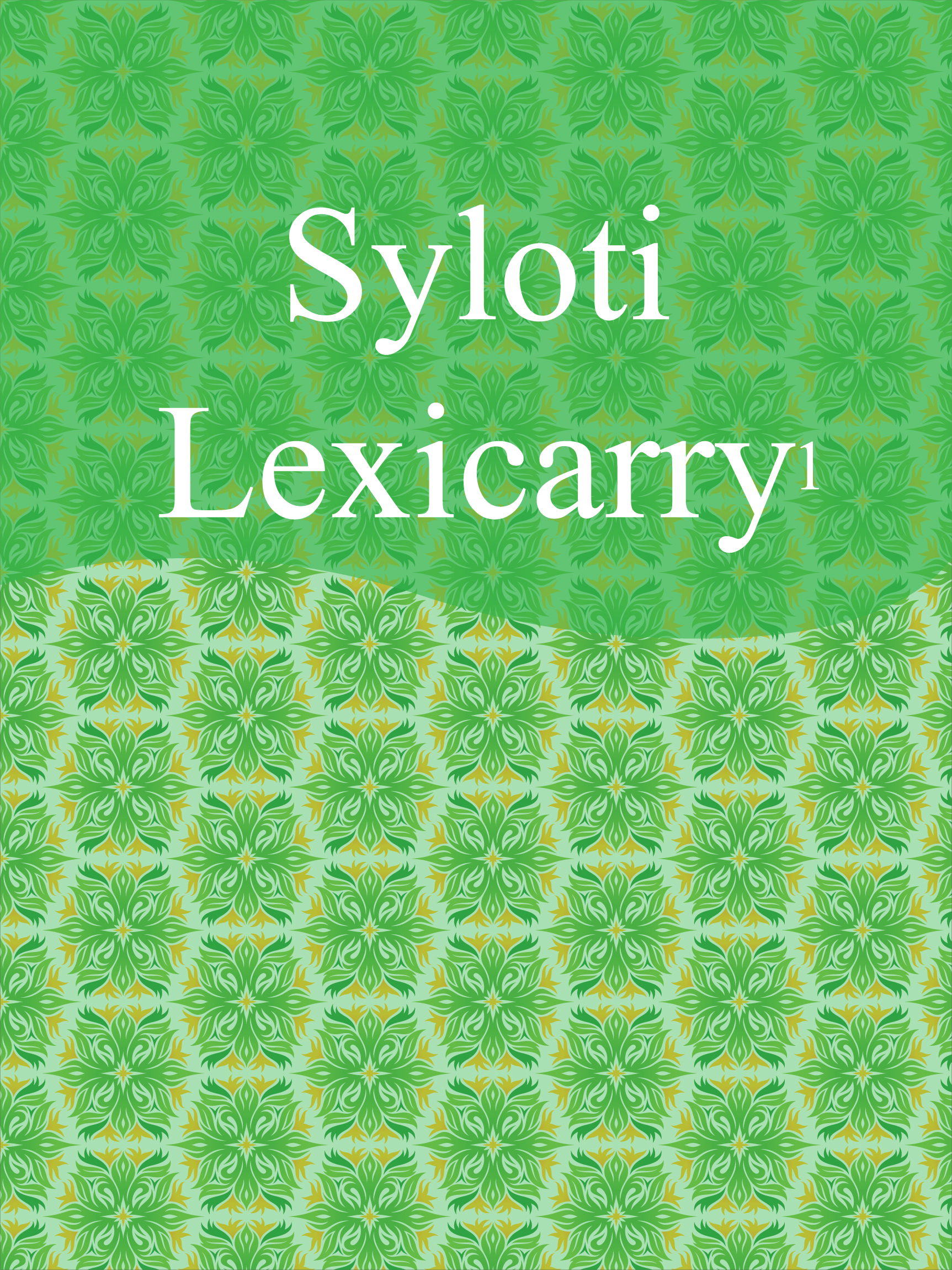 syloti language center-syloti language Syloti Lexicarry Book